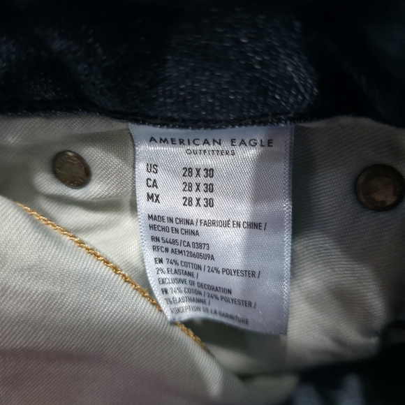 American Eagle Outfitters Dark Blue Skinny Jeans - Picture 11 of 11